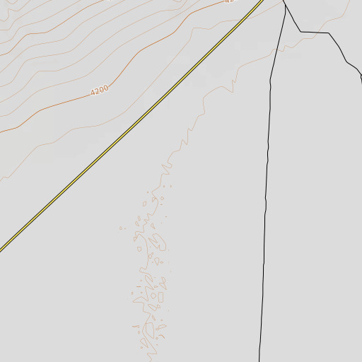 OpenTopoMap map of O'Brien Creek, NV