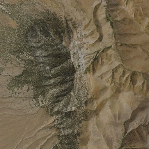 Aerial imagery of Pine Mountain, NV
