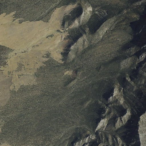 Aerial imagery of Quartzite Spring, NV
