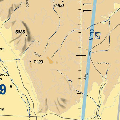 FAA VFR chart of Round Mountain, NV
