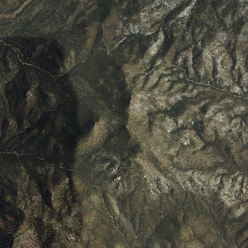 Aerial imagery of Slidy Mountain, NV