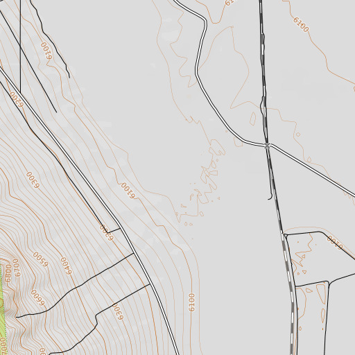OpenTopoMap map of Steptoe Slough, NV