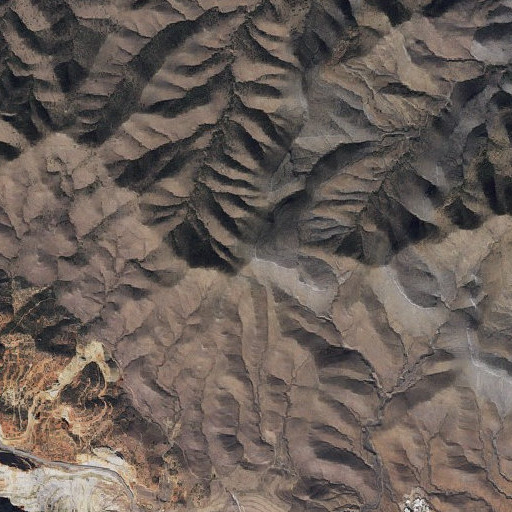 Aerial imagery of Mural Hill, AZ