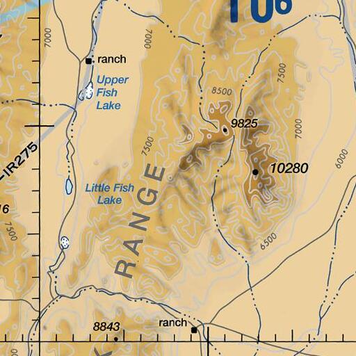 FAA VFR chart of Sweet Spring, NV