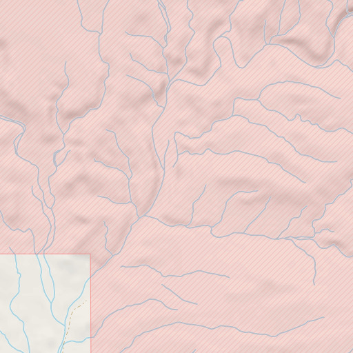OpenStreetMap map of Thirsty Canyon, NV