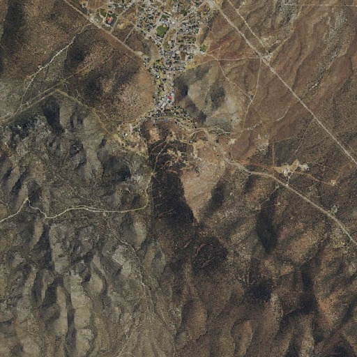 Aerial imagery of Treasure Hill, NV