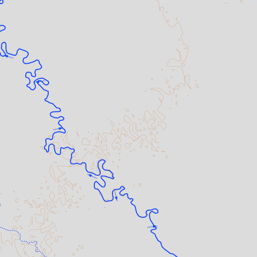 OpenTopoMap map of Twenty Five Ditch, NV