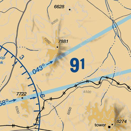 FAA VFR chart of Upper Deadman Spring, NV