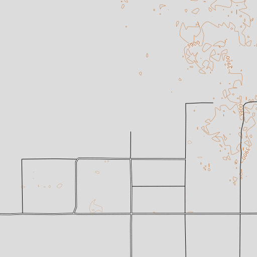 OpenTopoMap map of Upper Paiute Number Two, NV