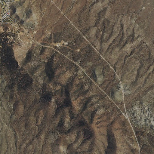 Aerial imagery of Volcano Mine, NV