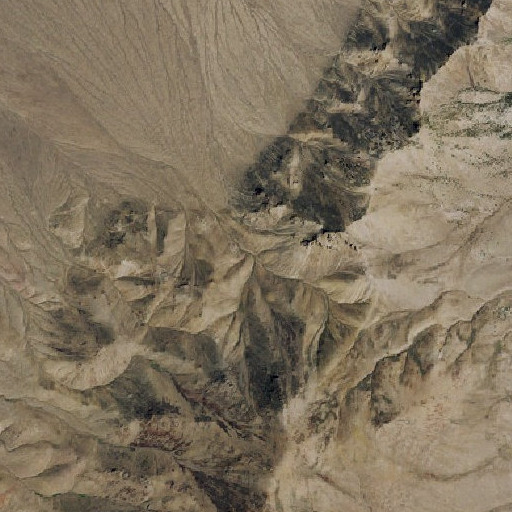 Aerial imagery of Wholey Spring, NV