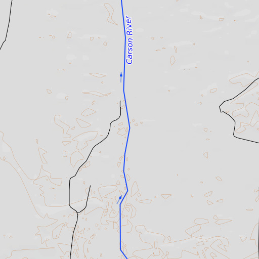 OpenTopoMap map of Wolf Dam, NV
