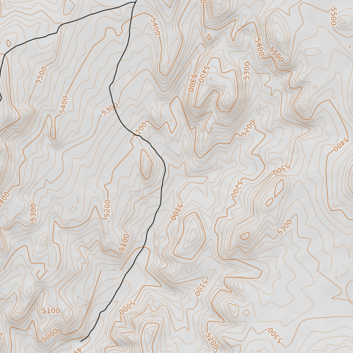 OpenTopoMap map of Woodcamp Spring, NV