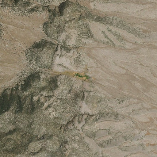 Aerial imagery of Collar and Elbow Spring, NV