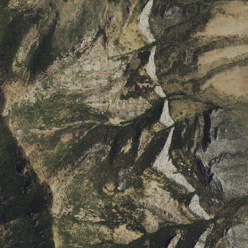 Aerial imagery of Sheep Creek Spring, NV