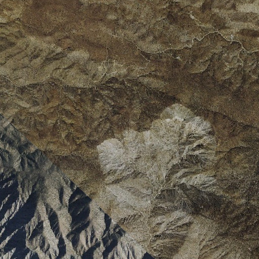 Aerial imagery of Sylvania Mountains, NV