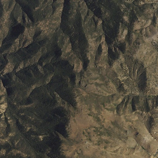 Aerial imagery of Mount Abbie, NV