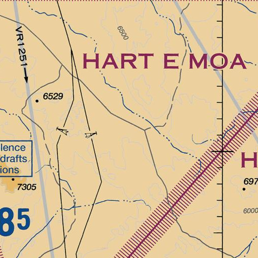 FAA VFR chart of Fern Point, NV