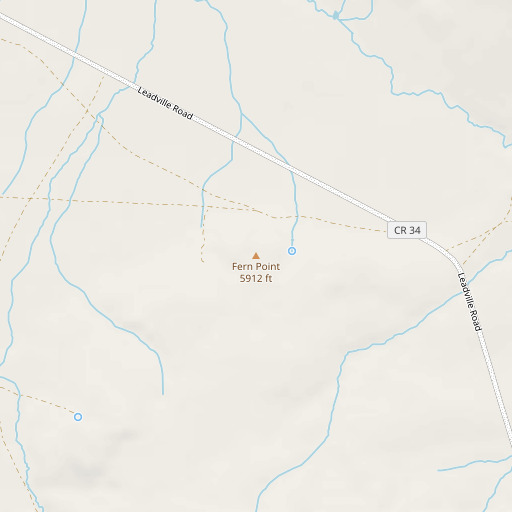 OpenStreetMap map of Fern Point, NV