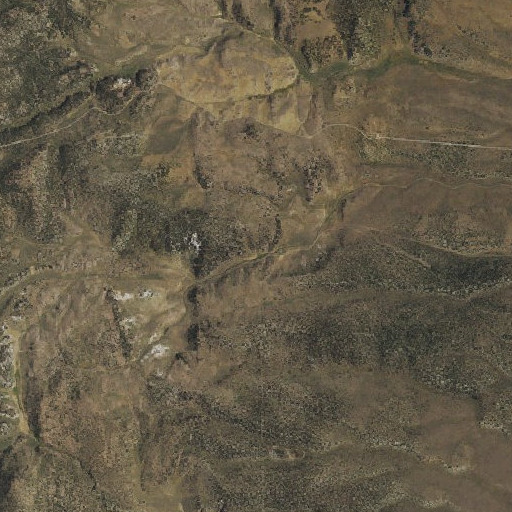 Aerial imagery of Bullwhack Spring, NV