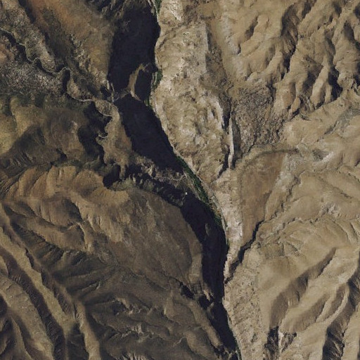 Aerial imagery of Willow Canyon, NV