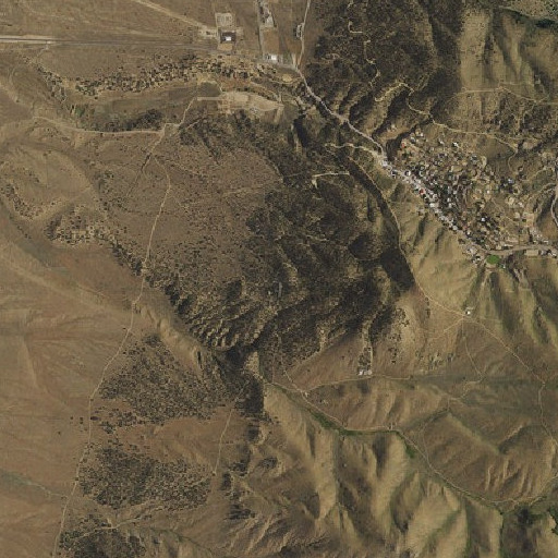 Aerial imagery of Buffalo Shaft, NV