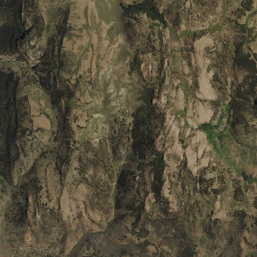 Aerial imagery of Segura Spring, NV