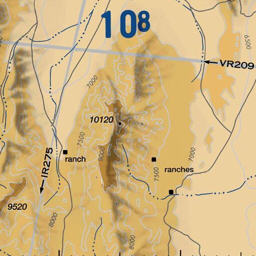 FAA VFR chart of Pine Spring, NV