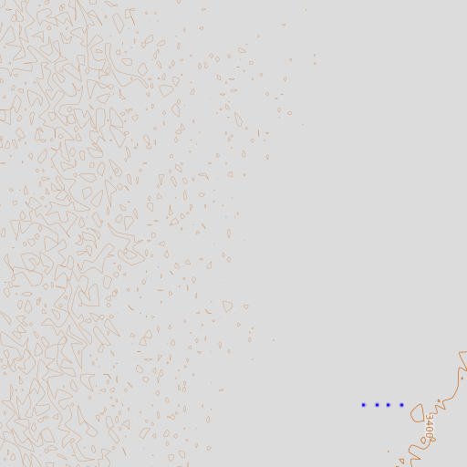 OpenTopoMap map of Bernice Creek, NV