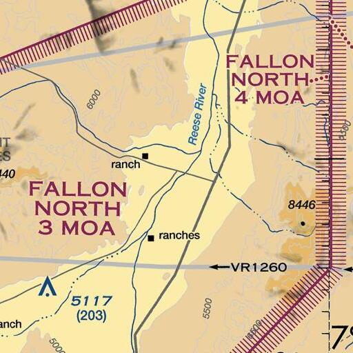 FAA VFR chart of Fish Creek, NV
