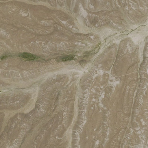 Aerial imagery of Hot Spring Wash, NV