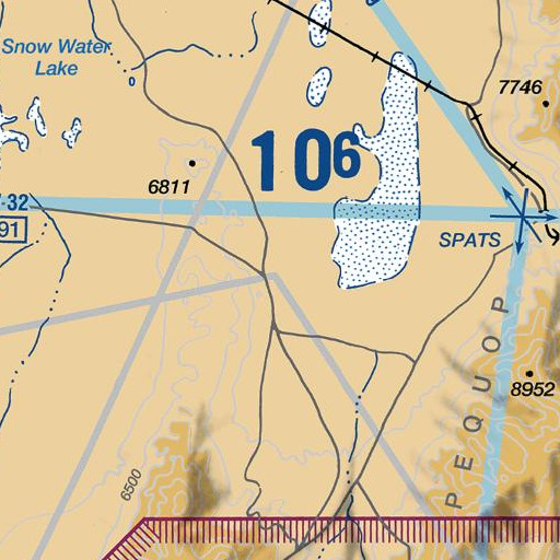 FAA VFR chart of Mound Springs, NV