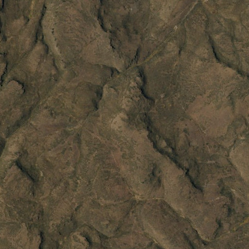 Aerial imagery of Bruffs Rock, NV