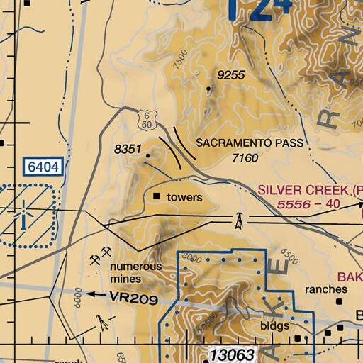 FAA VFR chart of Mathis Ranch, NV