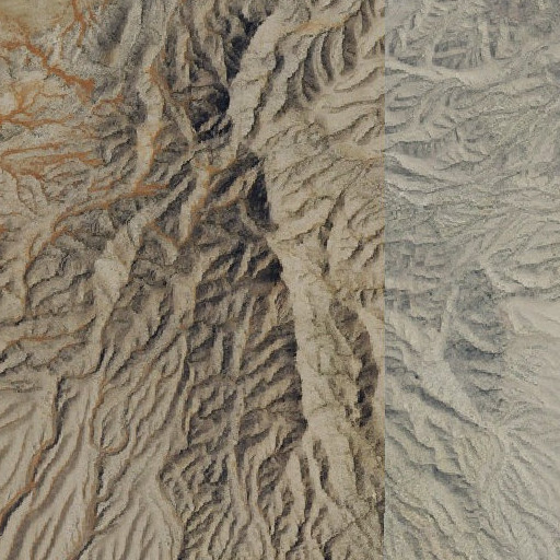 Aerial imagery of Ferber Peak, NV