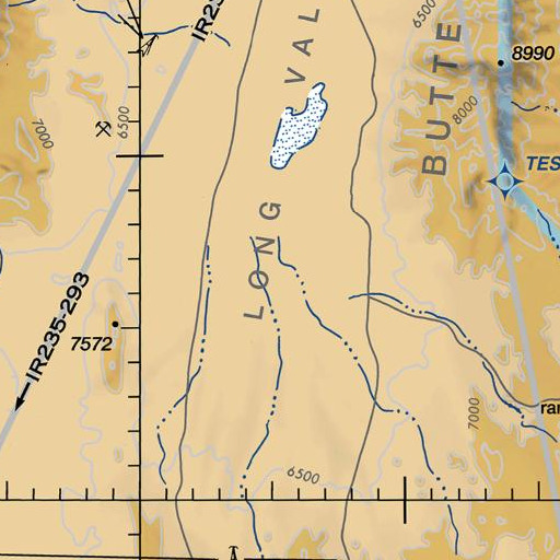 FAA VFR chart of Sunshine Well, NV