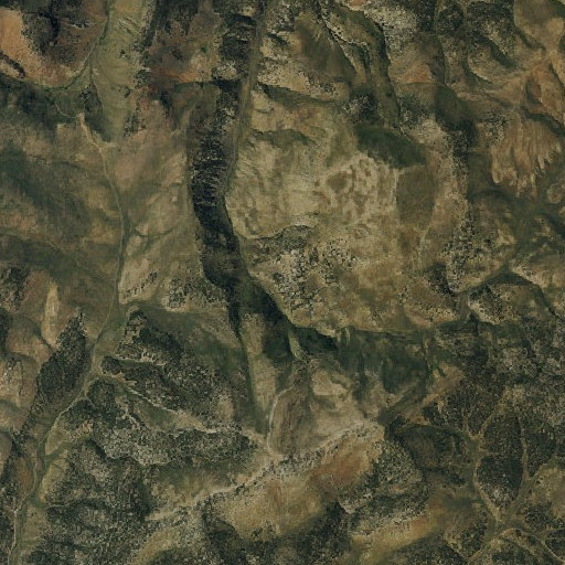 Aerial imagery of South Mountains, NV