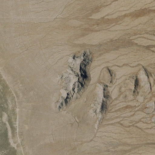 Aerial imagery of First Butte, NV