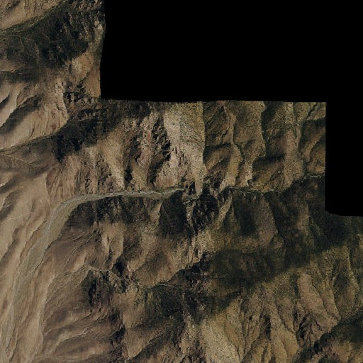 Aerial imagery of Wood Canyon Spring, NV