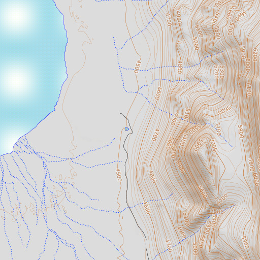 OpenTopoMap map of Murphy Spring, NV