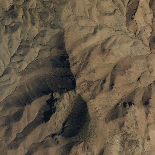 Aerial imagery of Seven Troughs Mountain, NV