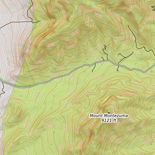 OpenTopoMap map of Upper Patterson Well, NV
