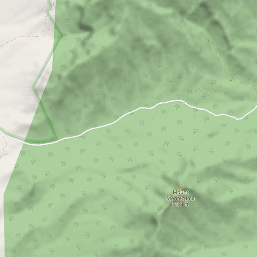OpenStreetMap map of Upper Patterson Well, NV