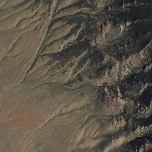 Aerial imagery of Cabin Spring, NV