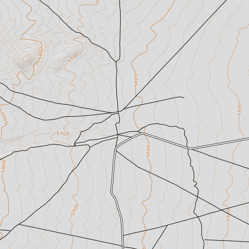 OpenTopoMap map of Gardner Ranch, NV
