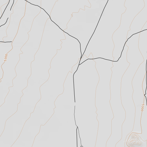 OpenTopoMap map of South Well, NV