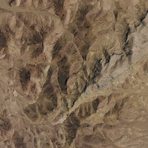 Aerial imagery of Johnnie Range, NV