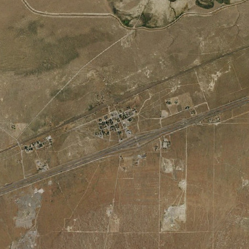 Aerial imagery of Imlay Elementary School, NV