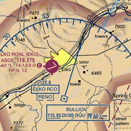 FAA VFR chart of Riverview Park, NV