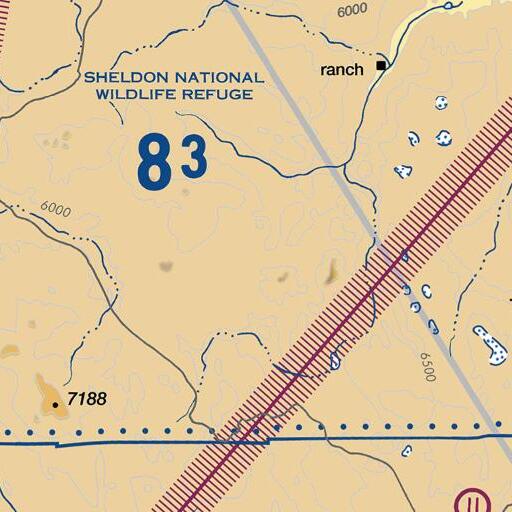 FAA VFR chart of Devaney Spring, NV